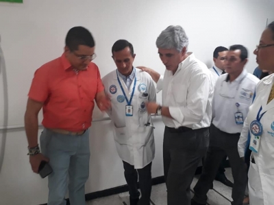 Visita Ministro  de Salud a Nuestras  Instalaciones